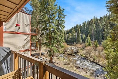 Deck overlooking the river