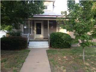 Closer view of front porch.