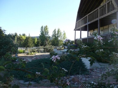 Courtyard on East side of house