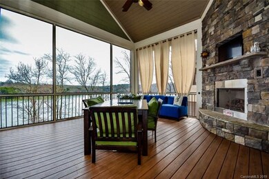 SCREENED PORCH WITH FIREPLACE