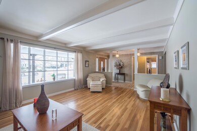 Living Room with Bay Window