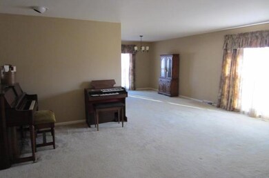 Very large Formal Living Room and Dining Room with lots of natural light