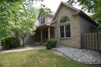 The front porch is covered and has plenty of space for  outdoor furniture.  This is the perfect area to welcome family and friends into the home.