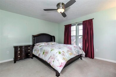 Spacious and light filled bedroom.