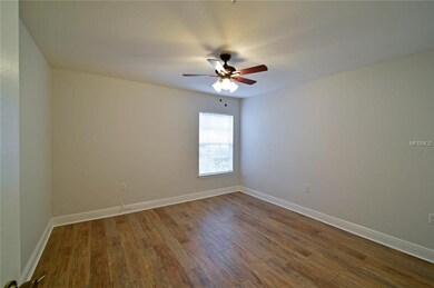 Master bedroom with brand new wood laminate 