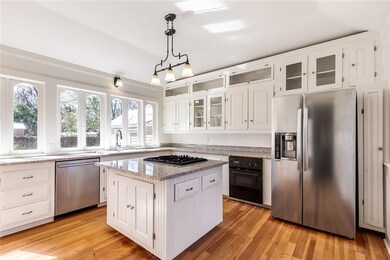 A cook's delight in the kitchen with granite count