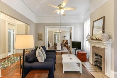 Living area boasts an open floor plan--great for e
