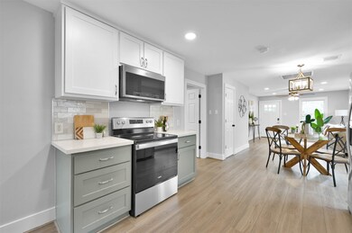 Kitchen (new stainless Whirlpool range & microwave