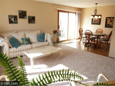 The Dining Area is open to the Living Room and Kit