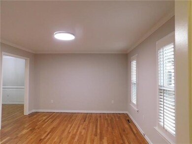 Refinished hard wood floors in Living room