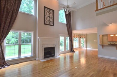 This 2-story great room with gas fireplace is trul
