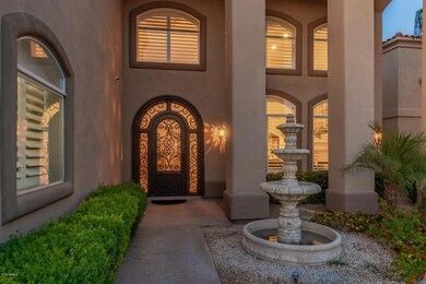 FRONT ENTRY AT TWILIGHT