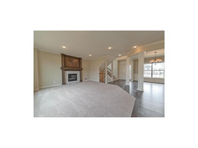 Great Room with oversized gas direct vent sealed u