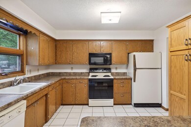 Spacious kitchen with ample counter space