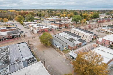 Drone / aerial view of industrial structures