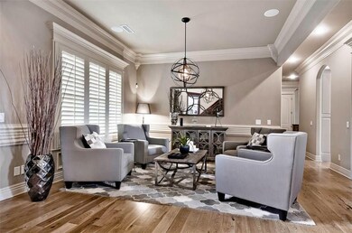 This space, shown here as a sitting area, can be u