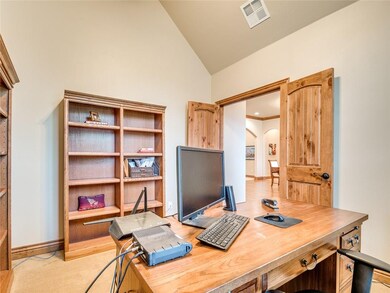 Perfect study location off the front entry with pr