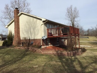 This Home sits on a corner lot and 1-1/2 lots