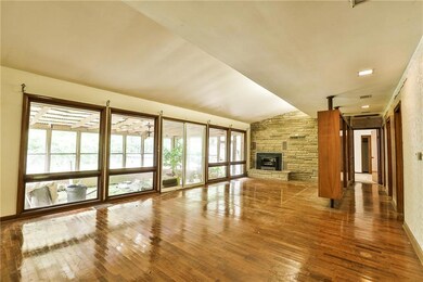 Nice size living room with Greenhouse