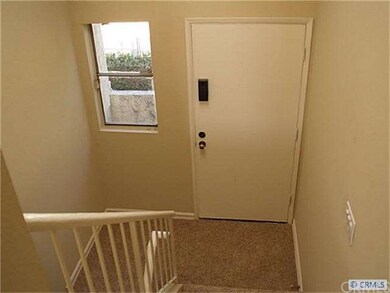 Front door as you come down the steps