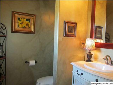 Entry Half Bath with Furniture Piece Vanity