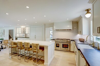 The stunning kitchen has it all!  Built-in Thermad