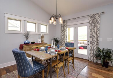 Dining area with view to backyard! Photo for representation only. 