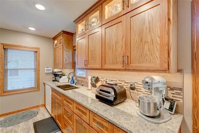 Beautiful lighted custom cupboards