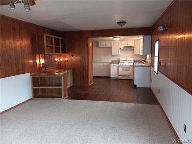 Living Room to Dining Kitchen