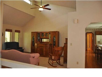 Formal living room with sky lighting