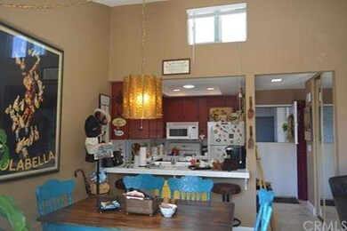 Spacious dining area fits a full size table, dinne
