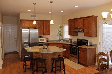 Kitchen with island