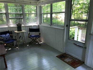 Screened in front porch