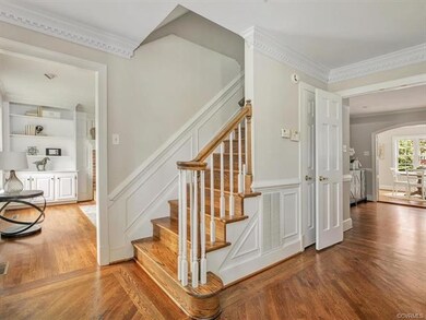Refinished hardwood floors on 1st floor.  Fresh pa