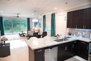 Open Floor Plan of Kitchen, Living room and  Dinni