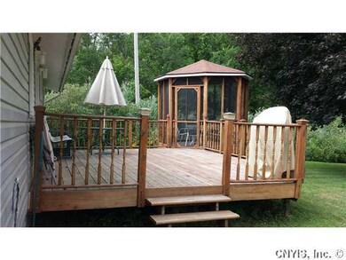 Exterior Front ANOTHER VIEW OF THE DECK WITH CUSTO