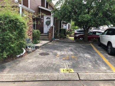 Parking space outside front door