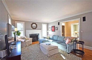 Living Room with Fireplace