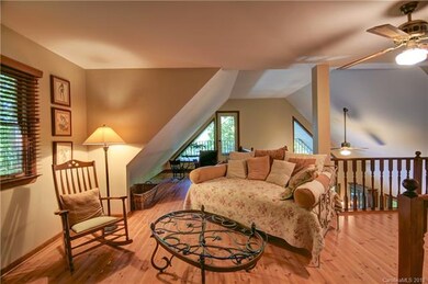 Upper Level Loft area overlooks the great room