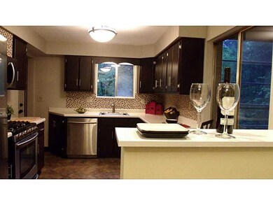 Kitchen. Open Concept Kitchen w/ Serving Bar to Di