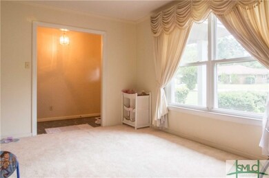 View from formal living room to foyer.