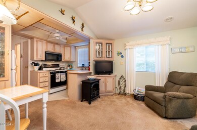 Living area of park model