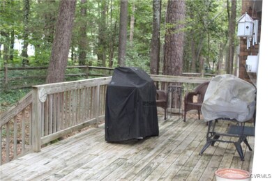 Wooden deck