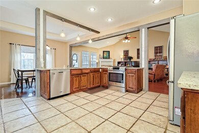 New dishwasher and propane range