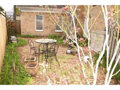 Patio/Deck. PRIVATE NEW ORLEANS STYLE BRICKED COUR