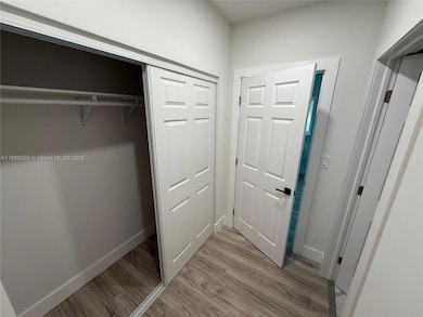 - Hallway view from kitchen entrance