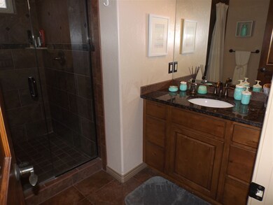 Beautiful tile floors - granite counter tops and h
