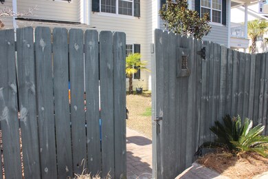 Private and fenced.