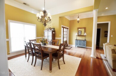 Dining room and entry way