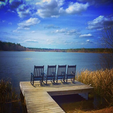 Rocking Chairs on the Dock at Foxbank